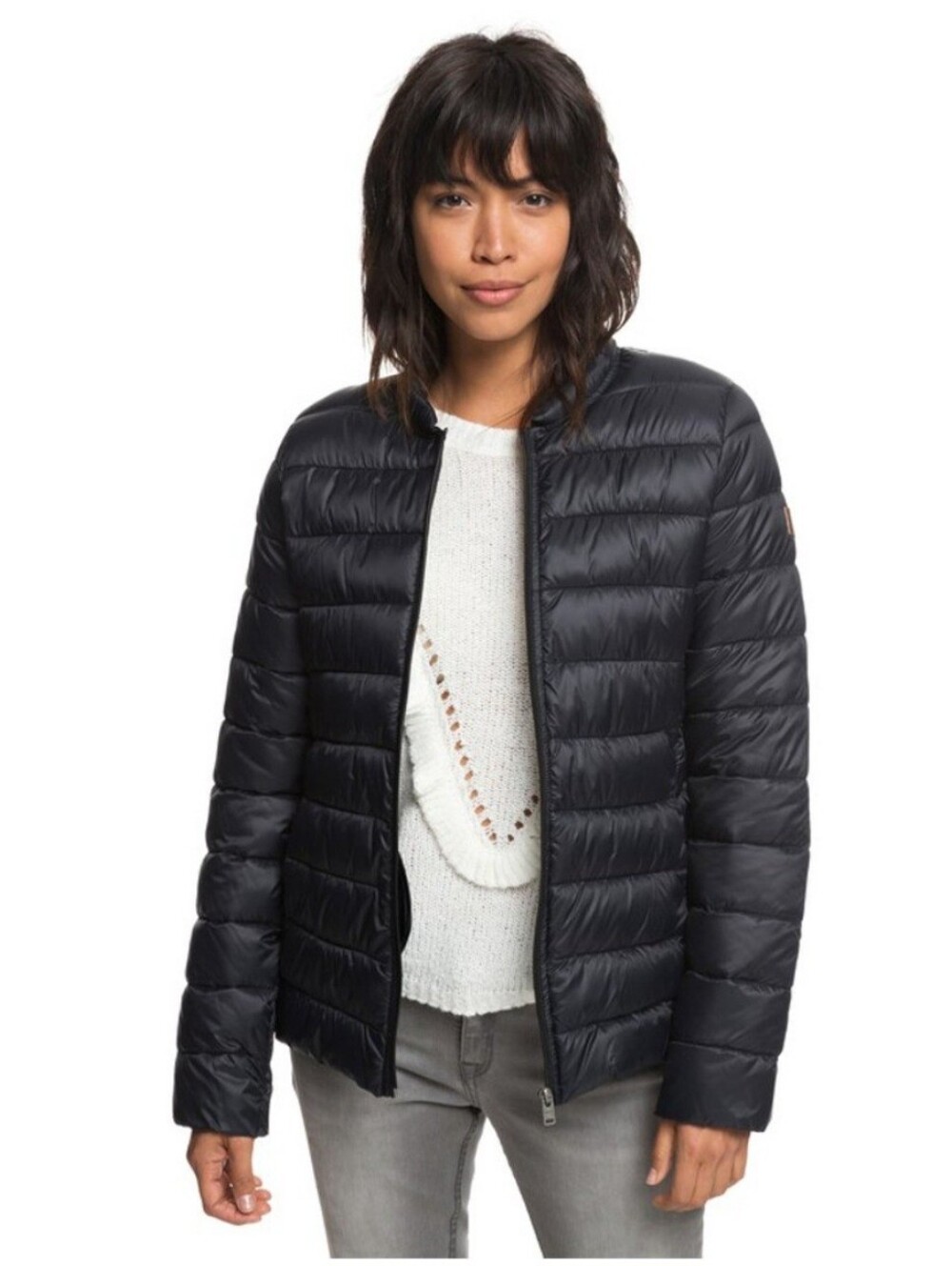 Roxy Women's Black Quilted Puffer Jacket